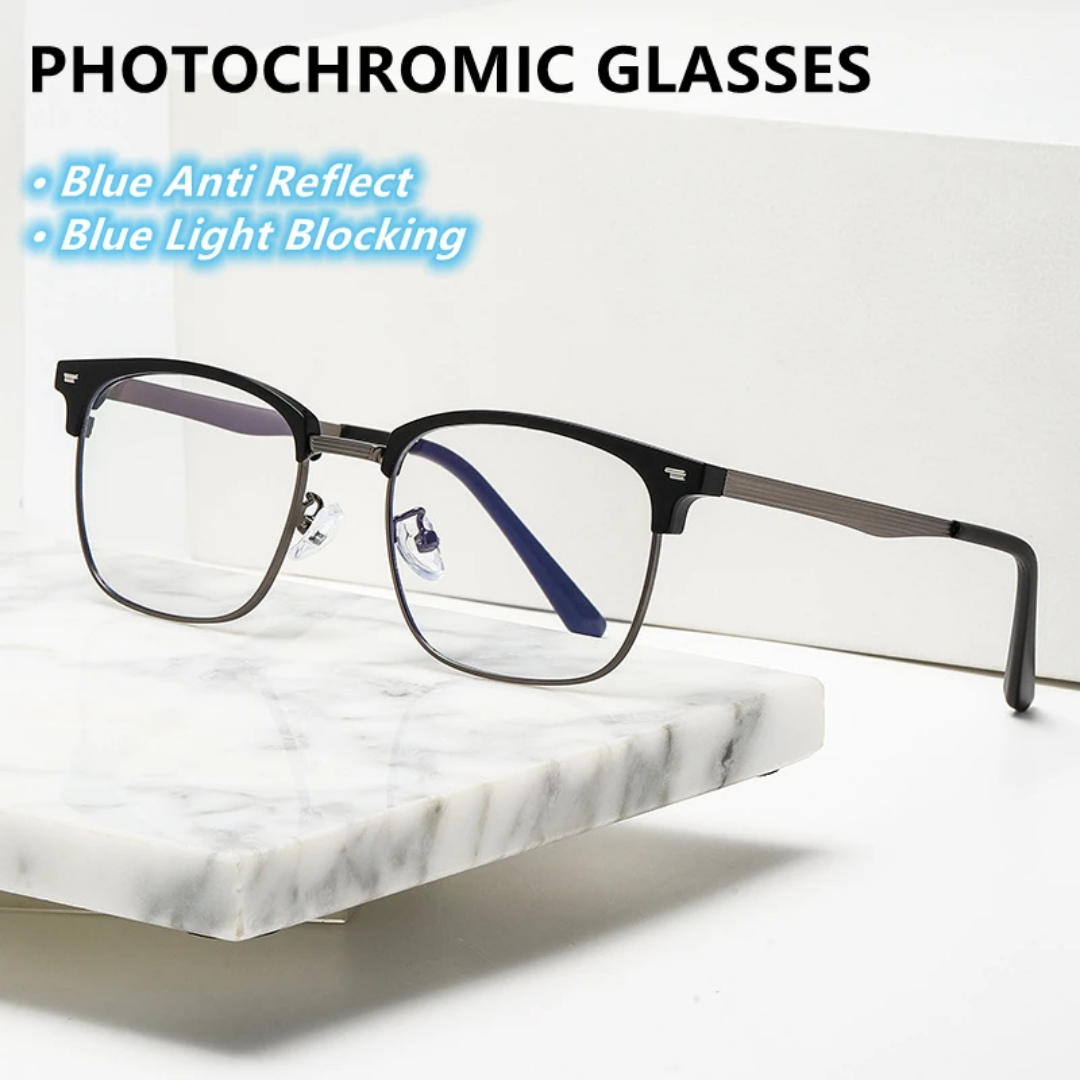 Photochromic and anti blue light